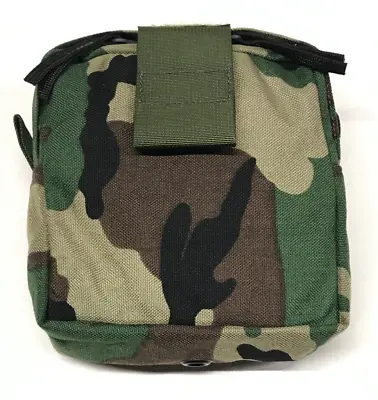 MOLLE Woodland Medic Pocket / General Purpose Pouch Made In Vietnam • $19.95