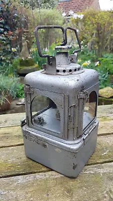 Vintage Original Railway Lamp. Burner + Wick . • £85