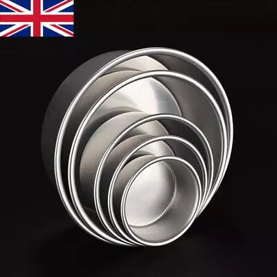 4/6/7/8/9/10/12 Inch Cake Mold Round DIY Cakes Pastry Mould Baking Tin Pan UK • £5.74