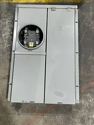 $199 • Buy GE 100 Amp 4 Space Circuit Ring Meter Socket Load Center 3R PANEL COMBINATION Ni