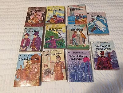 Lot Of 11 Moby Books Illustrated Classic Editions Vintage Mini Paperback Books • $29.99