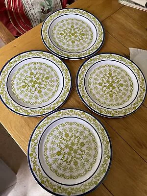 Melamine Ware Picnic  Plates X4 Royal Floral Set Bundle • £10