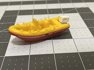 2014 Matchbox Raft Boat Sea Rescue Yellow/Red Thailand MB22 • $3.99