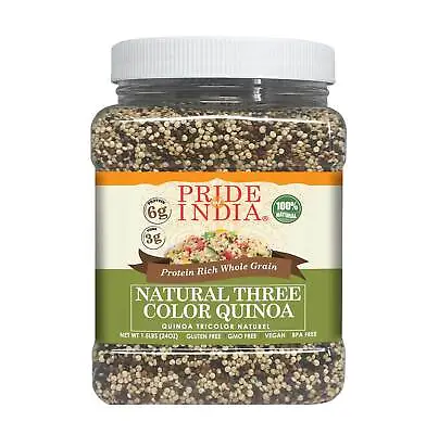 £16.97 • Buy Three Color Quinoa - Protein Rich Whole Grain Jar