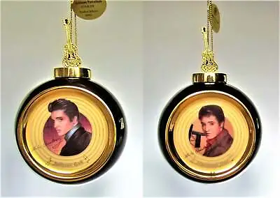 Bradford Editions - Elvis Presley - Heartbreak Hotel & Jail House Rock Ornaments • $19.99