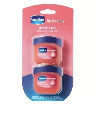 Vaseline Lip Therapy  RosyLips TWIN  PACK  - 2ct/0.5oz • $12