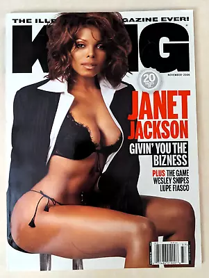 King Magazine November 2006 #37 Janet Jackson The Game Wesley Snipes Lupe Fiasco • $129.99