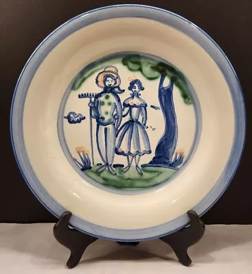 M. A. Hadley 13  Round Serving Plate Farmer & Wife Younger Years Platter • $74.50