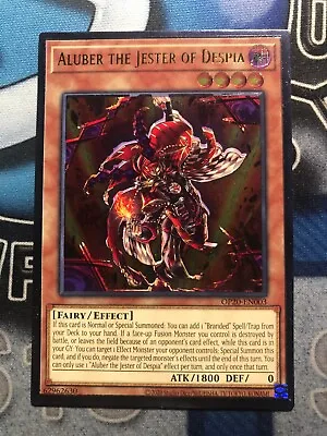 *** Aluber The Jester Of Despia *** Ultimate Rare (nm) Op20-en003 Yugioh! • $29.99