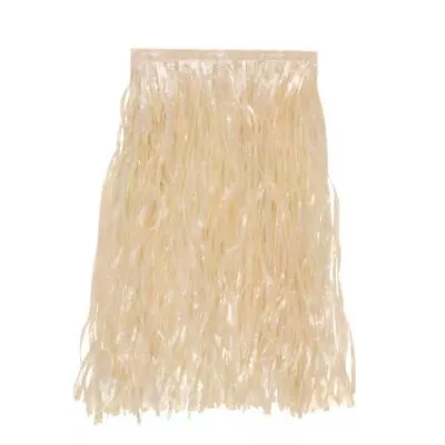 Hawaiian Luau Adult Natural Color Nylon Grass Hula Skirt • $12.99