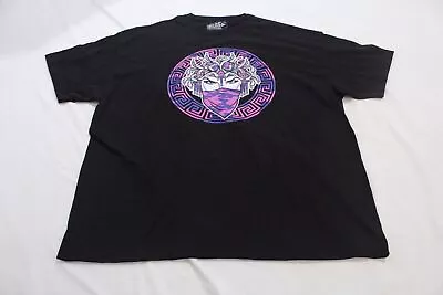 Snelos Men's Match Foamposite Medusa Graphic T-Shirt MC9 Black Size 2XL NWT • $8.47