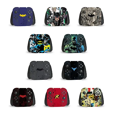 Batman Dc Comics Logos And Comic Book Vinyl Skin Nintendo Switch Joy Controller • $27.45