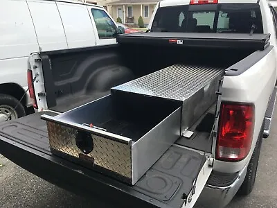 N72 Bed Truck Tool Box With One Drawer 72  Long X 24  Wide X 10 15/16  Tall • $1470.87