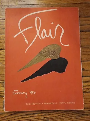 $20 • Buy Vintage Flair Magazine 1st Issue Premiere 1950 February Great Womens Ads