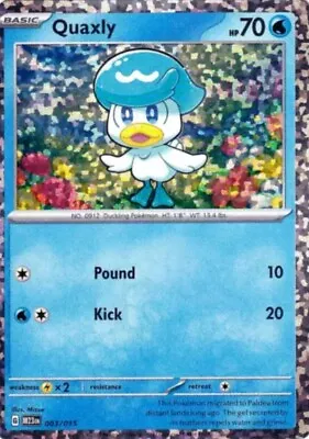 Quaxly 003/015 Holo McDonalds M23EN Pokemon Card Free Postage See Other Listings • $2.10