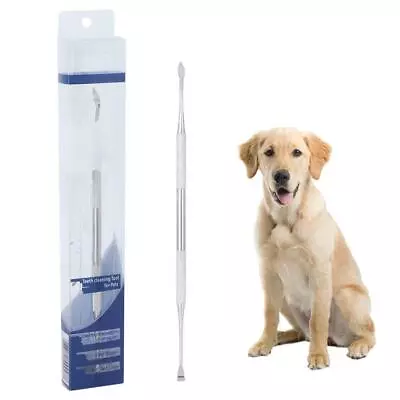$7.85 • Buy Steel Pet Dog/Cat Teeth Cleaning Whitening Pen Dental Care Tartar Plaque Scraper