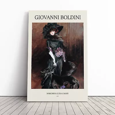 Marchesa Casati With A Greyhound By Giovanni Boldini Canvas Wall Art Print Decor • $44.15
