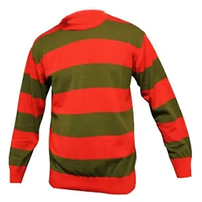 £13.39 • Buy Kids Red & Green Knitted Jumper Boys Long Sleeve Crew Neck Halloween Shirt