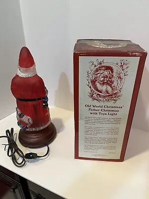 Merck Old World Christmas Father Christmas With Toys Light • $75