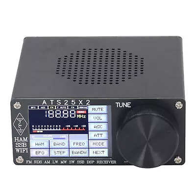 Full Band Radio Receiver Aluminum Alloy DSP Shortwave Multi Modes Radio Receiver • £76.88