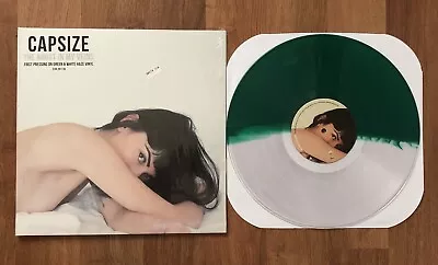 CAPSIZE - THE ANGST IN MY VEINS - GREEN/WHITE Vinyl LP Record Rare Tour Press • $28.99