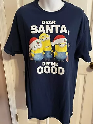 $16.49 • Buy Despicable Me Minion Ugly Christmas Shirt Top Size L