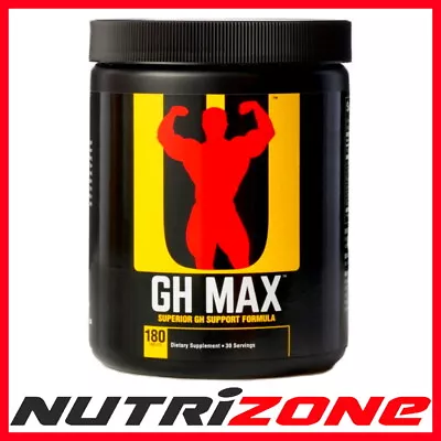 UNIVERSAL NUTRITION GH MAX Power Testo Booster Lean Muscle Growth AAKG Vit C B6 • £42.90