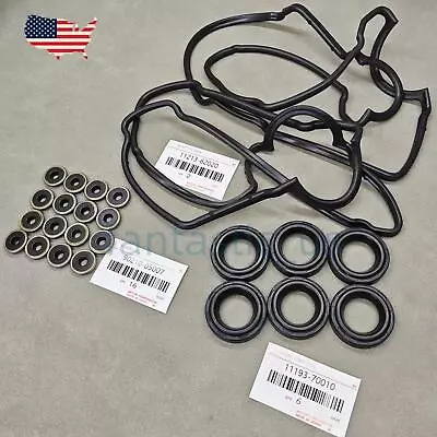 OEM Valve Cover Gasket Set For TOYOTA TACOMA 4RUNNER TUNDRA 3.4L V6 DOHC 5VZFE • $79.46