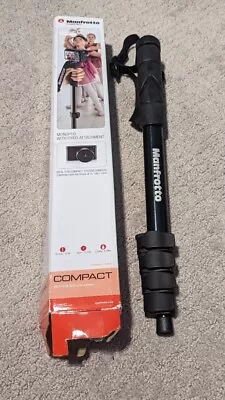 Manfrotto Monopod COMPACT Aluminum 5-stage Black MMCOMPACT  • $39.99