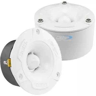 2x DS18 NXL-T1 Marine Bullet Super Tweeters 240W 4-ohm 1  VC White Horn Speakers • $64.95