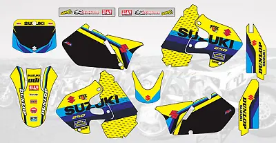 Am 240 Mx Motocross Graphics Decals Stickers For Suzuki Rm125 Rm250 1999 2000 • $89