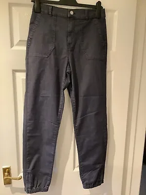 Marks And Spencer Tapered Zipped Ankle Trouser Ladies Size 10 Regular. Moondust • £7
