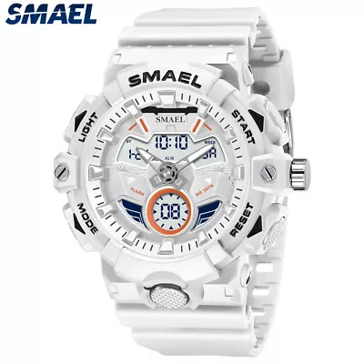 SMAEL Men Digital Watch Sport Watches Shockproof Wristwatch Boys LED Stopwatch • $13.99