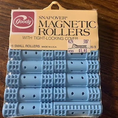 Vintage Goody Snap-over Magnetic Rollers 14 Small From 1982 NIP Sealed • $12