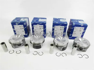 4x KolbenSchmidt OEM Pistons & Rings Set 06H107065DF For Audi A3 Q5 VW Golf 1.8T • $169.70