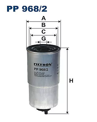 Fits FILTRON PP 968/2 FUEL FILTER.PUNTO 1.9 JTD 01-  UK Stock • $49.83