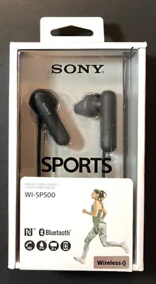 $88.90 • Buy Sony Bluetooth Wireless Stereo Headset WI-SP500 [ Black Edition ] NEW