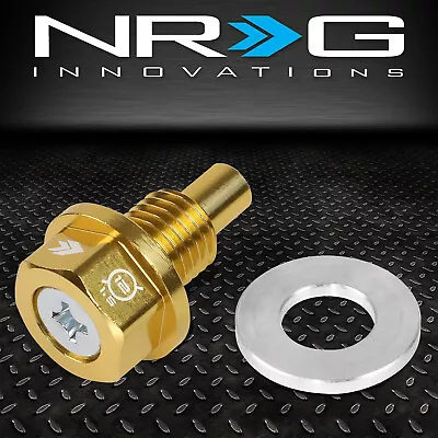 Nrg Nop-400gd For Bmw E30 E36 M12x1.5x17mm Aluminum Magnetic Oil Drain Plug Gold • $18