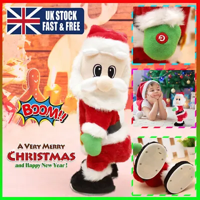 Hip Dancing Twerking Santa Claus Christmas Musical Electrical Singing Toy Gift • £9.96