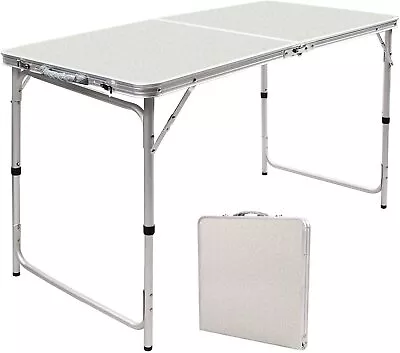 £25.77 • Buy Portable Folding Table Camping Outdoor Garden Picnic Festival Fishing BBQ Patio