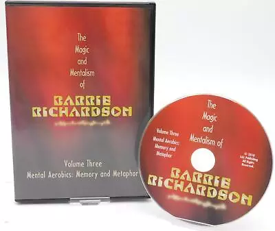 The Magic And Mentalism Of Barrie Richardson Volume 3 Magic Trick DVD  • $19.99