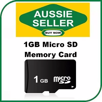 1Gb MicroSD Micro Secure Digital Flash Memory Card Old Phone Camera SD Reader 1G • $4.65