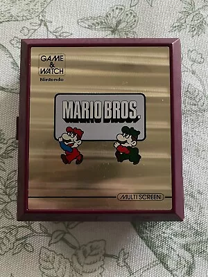 Mario Bros. Nintendo Game And Watch • $125