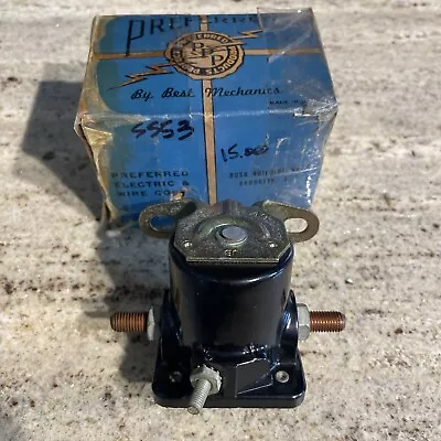 NEW STARTER SOLENOID RELAY SS-53 Olds Lincoln Ford Mercury 1951-1955 52 53 54 • $14.95