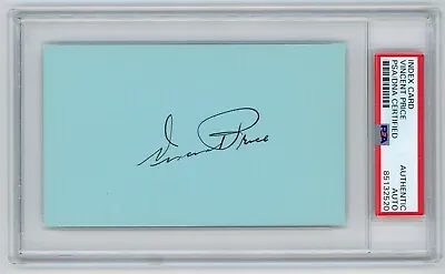 VINCENT PRICE Signed Index Card -House Of Wax Edward Scissorhands- PSA & JSA • $279.99