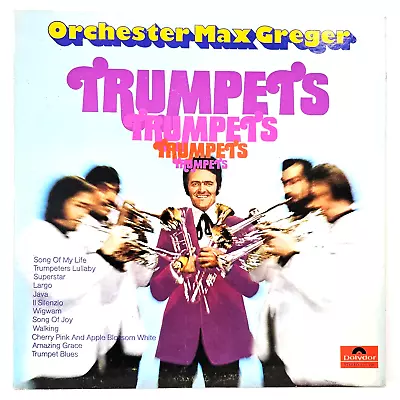 Trumpets By Orchester Max Greger Polydor 12  LP Vinyl Record Jazz Germany • $11.67