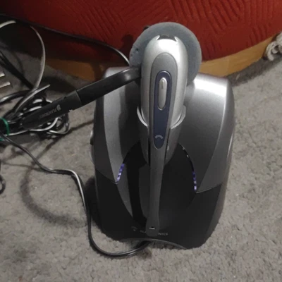 £9.99 • Buy Plantronics Poly CS60 Call Centre Wireless Headset System Telephone Answer