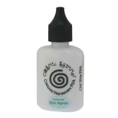 Cosmic Shimmer Pearlescent Coloured PVA Glue 30ml Chic Viola • £3