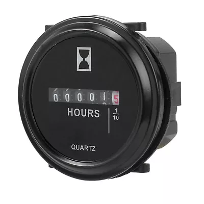 Durable Hour Meter Fits Marine Boat Engine 2  Round Gauge12v 24v -NEW • $14.81