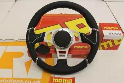 36 Spline MOMO Millenium Sport 14  Steering Wheel Fit Land Rover Defender 90 110 • $490.13